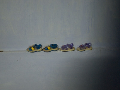 Sandals in a Row