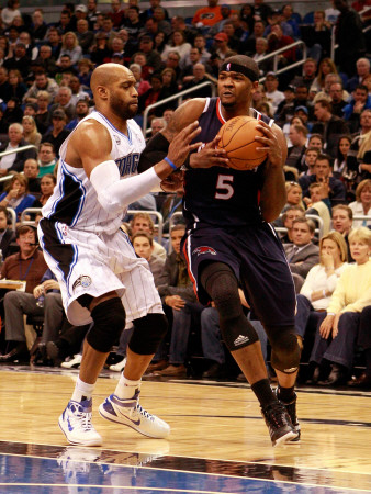 Atlanta Hawks v Orlando Magic: Vince Carter and Josh Smith