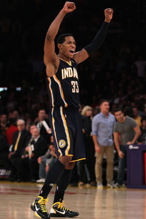 Buy Indiana Pacers v Los Angeles Lakers: Danny Granger at AllPosters.com