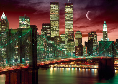 Buy NEW YORK - Skyline Colour, 3-D Poster at AllPosters.com