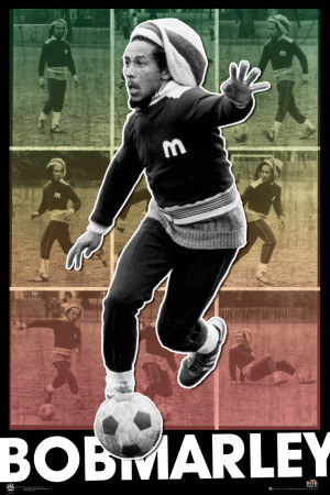 BOB MARLEY - Football Poster