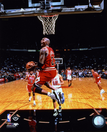 Michael Jordan 1996 Action
