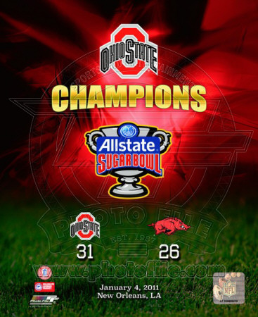 Ohio State Buckeyes Allstate Sugar Bowl Champions Composite