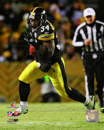 Rashard Mendenhall 2010 AFC Championship Game Action Poster