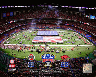 Ohio State Buckeyes Allstate Sugar Bowl Champions with Overlay