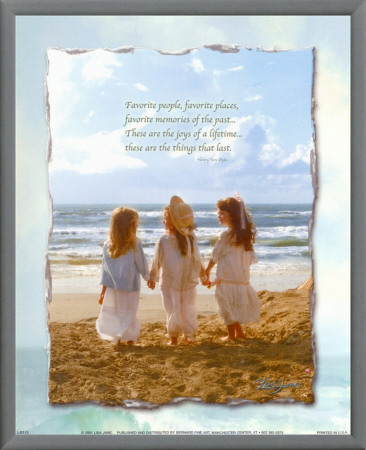 Buy Three Girls on Beach at AllPosters.com