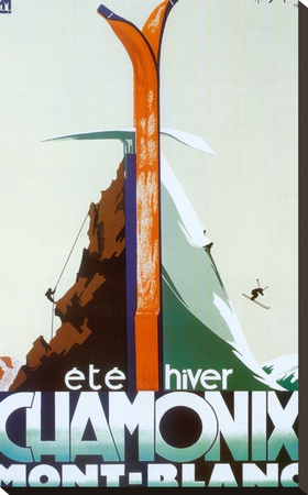 Ete Hiver Chamonix Mont-Blanc Poster