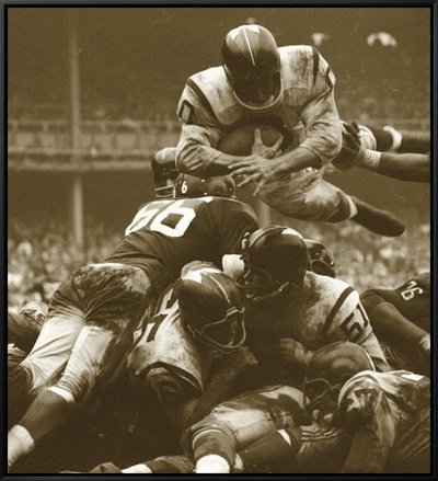 Over The Top: The Redskins vs. The Giants, c.1960 Poster