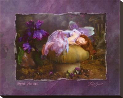 Buy Girl Asleep on Mushroom at AllPosters.com