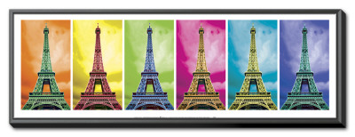 Pop Art Paris Poster