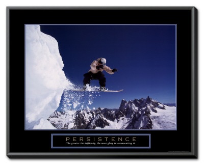 Persistence: Snowboarder