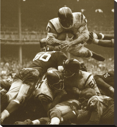 Over The Top: The Redskins vs. The Giants, c.1960 Poster