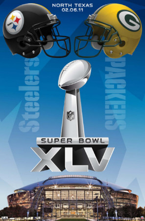 Super Bowl 2011 - Steelers vs. Packers Poster