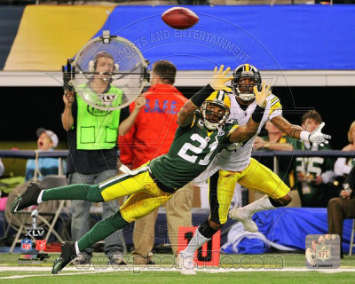 Charles Woodson Action from Super Bowl XLV Poster
