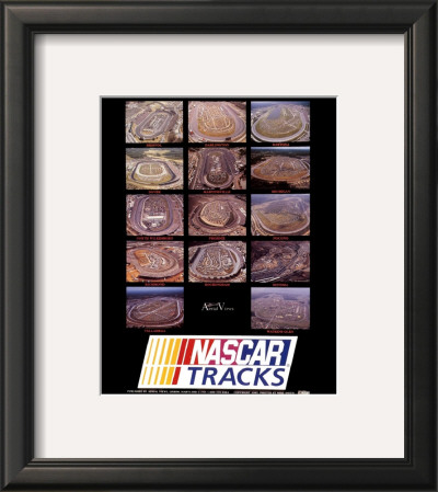 Nascar Tracks Poster