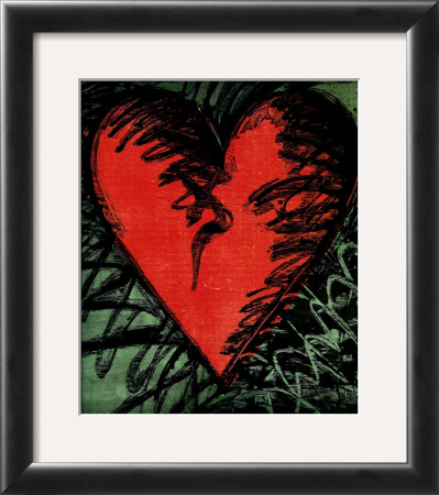 Rancho Woodcut Heart