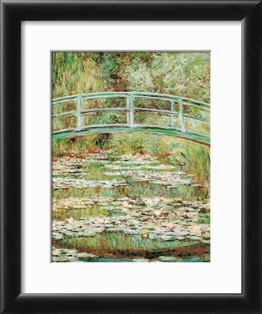 The Japanese Bridge Framed Art Print