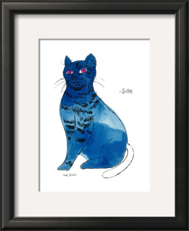 25 Cats Named Sam and One Blue Pussy by Andy Warhol, c.1954 (Blue Sam)
