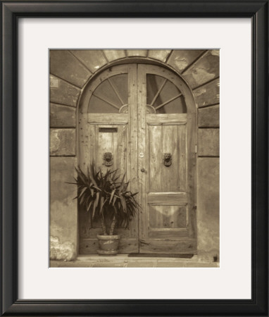 Grande Villa Entrance I Framed Art Print