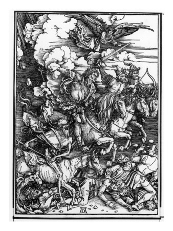 The Four Horsemen of the Apocalypse, from the Apocalypse or the Revelation of St. John, C.1497-98