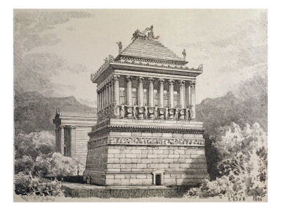 The Mausoleum of Halicarnassus, from a Series of the 