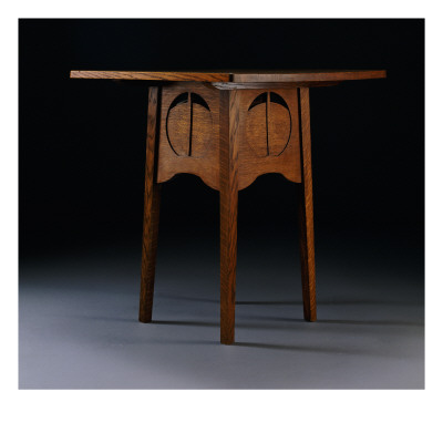 Card Table Designed for the Argyle Street Tea Rooms, Glasgow, 1888-89