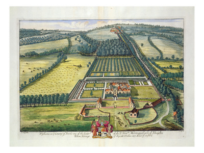 Wytham in the County of Berkshire Engraved by Johannes Kip