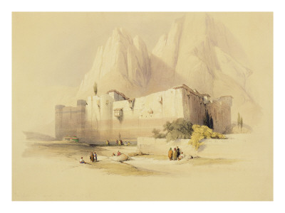 The Convent of St. Catherine, Mount Sinai, February 21st 1839, Plate 109