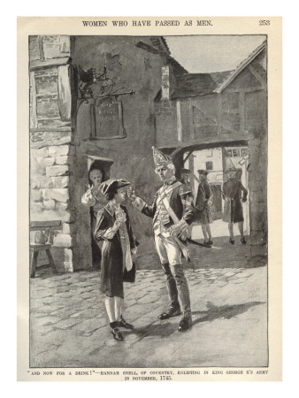 Hannah Snell, Enlisting in King George Ii's Army, Illustration from 'Munsey's Magazine'