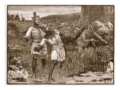 Heroism of St. Clair at the Siege of Bridgnorth Castle