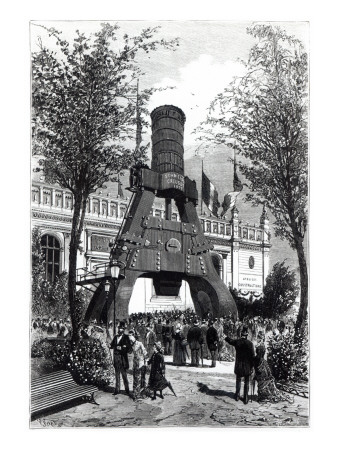 Universal Exhibition in Paris in 1878: the Le Creusot Power Hammer in Champs-De-Mars, 1878
