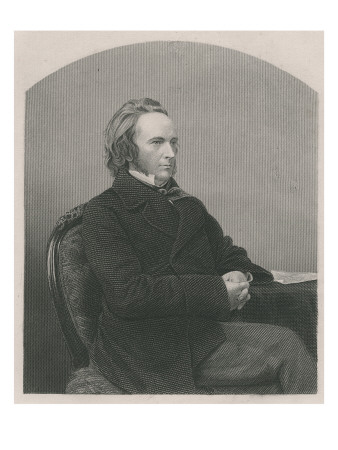 George John Douglas Campbell, 8th Duke of Argyll, Engraved by D.J. Pound from a Photograph