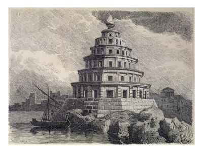 The Great Lighthouse of Alexandria, from a Series of the 