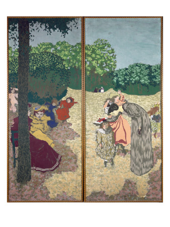 The Public Gardens: Young Girls Playing and the Interrogation, 1894