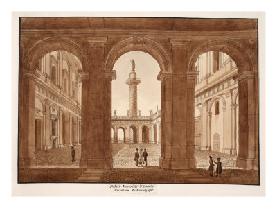 The Palazzo Imperiali Valentini. Archaeological Restoration., 1833