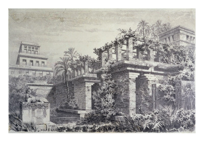 The Hanging Gardens of Babylon, from a Series of the 