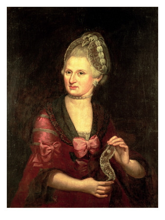 Anna Maria Mozart, Nee Pertl, Mother of Wolfgang Amadeus Mozart, 1775