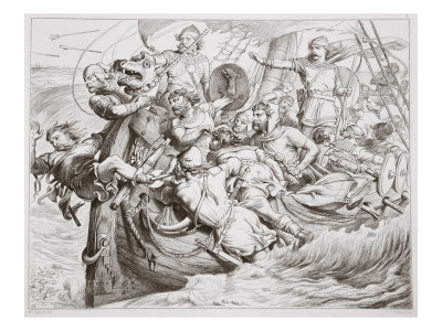 How Hereward Runs His Ship Upon the Flanders Shore