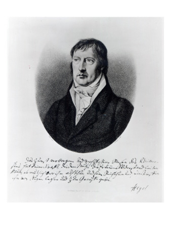 Georg Wilhelm Friedrich Hegel, Engraved by F.W Bollinger, C.1825