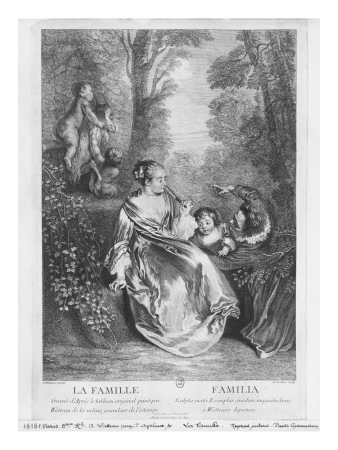 The Family, Engraved by Pierre Aveline