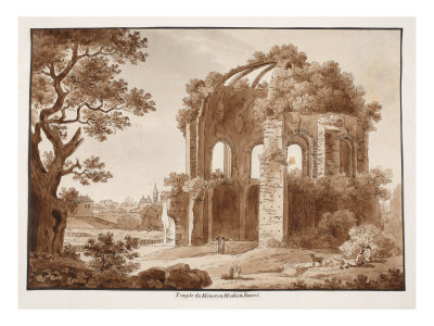 The Temple of Minerva Medica, 1833