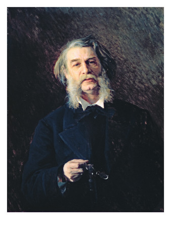 Portrait of Dmitri Vasilievich Grigorovich Giclee Print