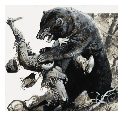 Hugh Glass Being Savaged by a Bear, 1978