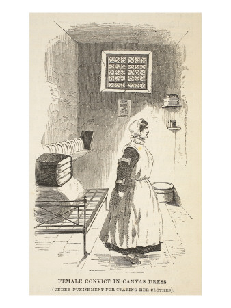 Female Convict in Canvas Dress