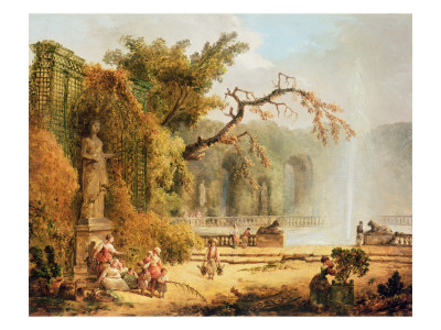 Romantic Garden Scene