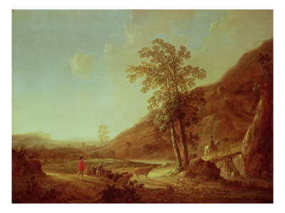 Hilly Italianate Landscape