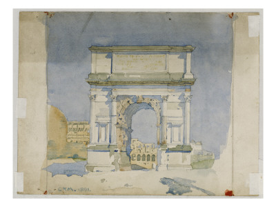 Arch of Titus, Rome, 1891