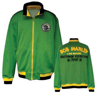 Track Jacket: Bob Marley - Vintage Rastaman Track Jacket