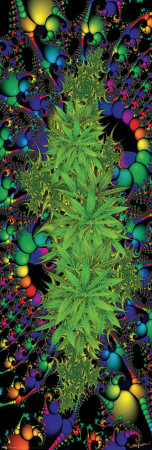 Buy Fractal - Marijuana at AllPosters.com