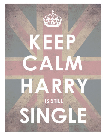 Buy Keep Calm, Harry is Still Single at AllPosters.com